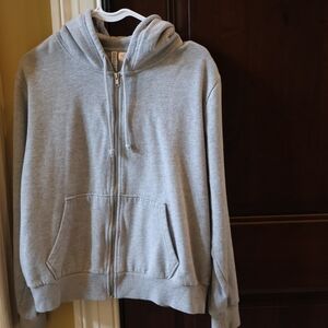 H&M Divided Light Gray Zip Hoodie
